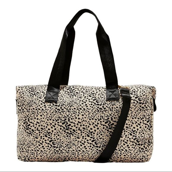 Mail + Lili Signature Weekender Bag in Leopard Print - Picture 1 of 11